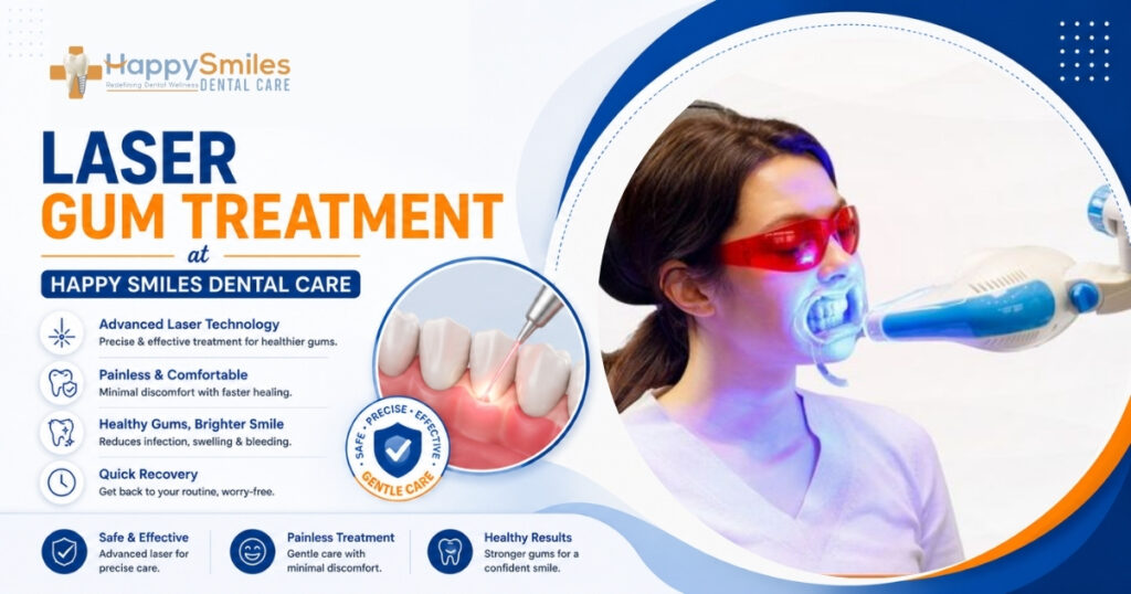 Laser Gum Treatment in Davanagere at Happy Smiles Dental Care