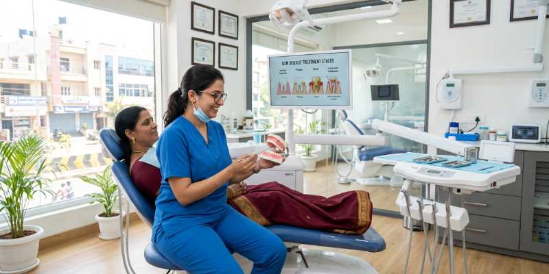 Dentist Explaining Treatment