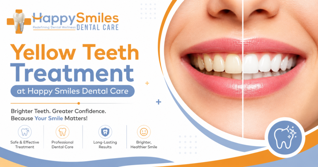 Yellow teeth treatment Davanagere