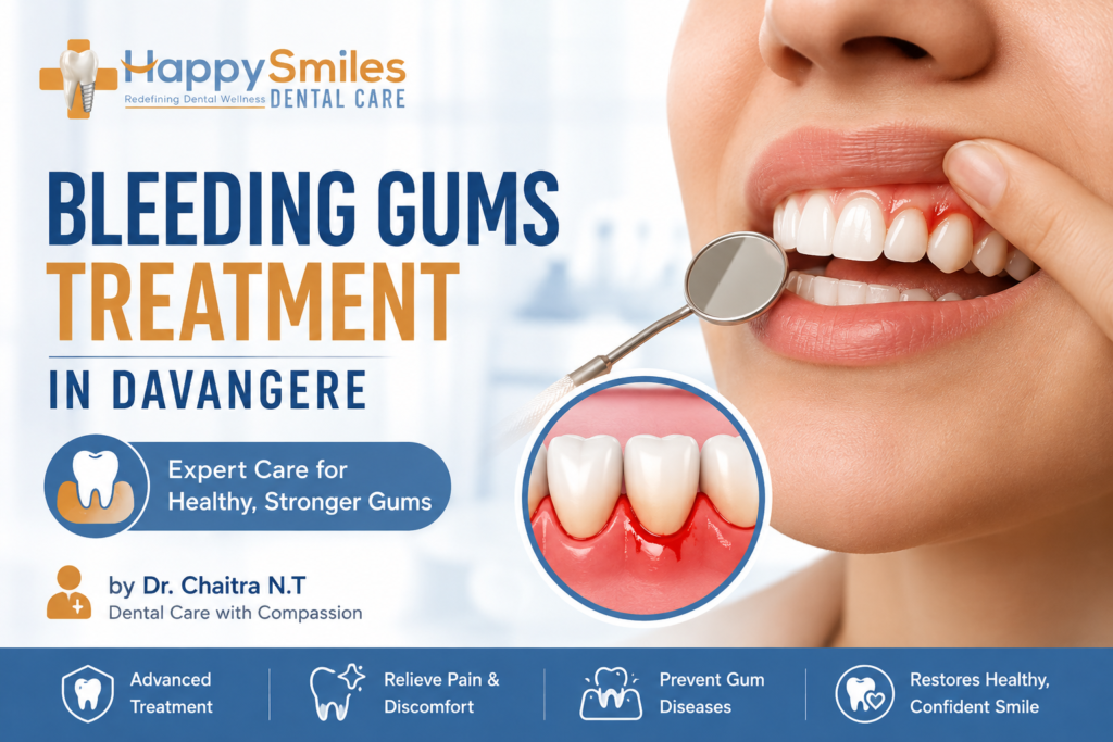 Bleeding Gums Treatment in Davangere by Dr Chaitra N.T