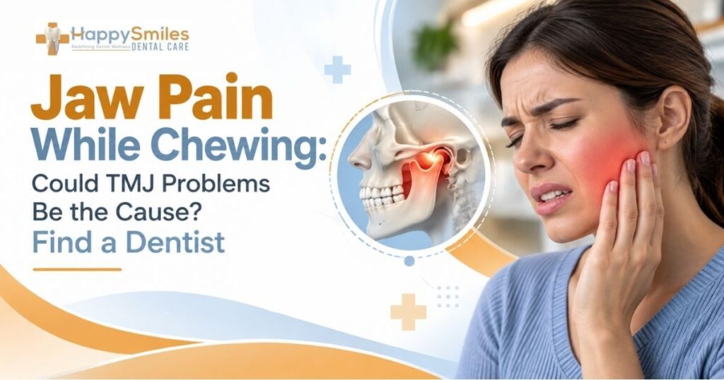 Jaw Pain While Chewing: Could TMJ Problems Be the Cause? Find a Dentist in Davangere