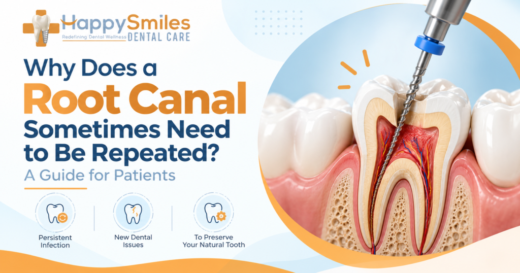 Why Does a Root Canal Sometimes Need Repeating? A Patient’s Guide to Root Canal Treatment in Davangere